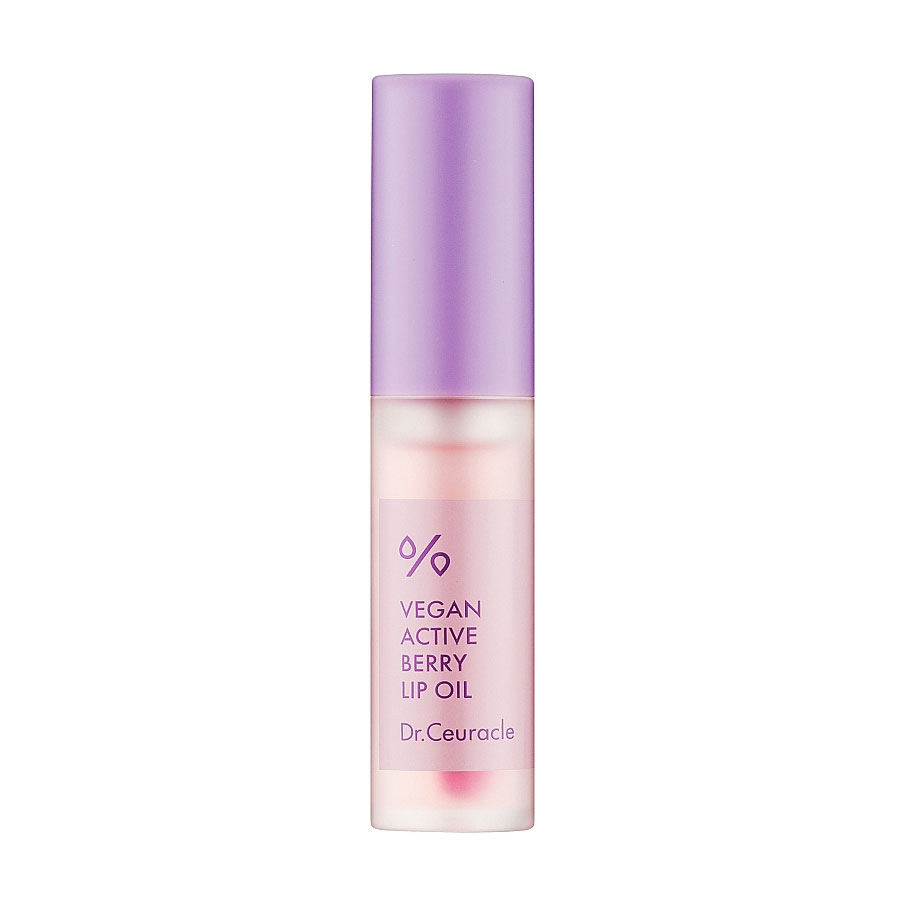 Олійка-блиск для губ Dr.Ceuracle Vegan Active Berry Lip Oil з ресвератолом та екстрактом журавлини, 4.5 мл
